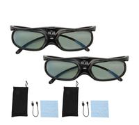 DLP Link ¿ lunettes 3D rechargeables, rafraîchissement 144Hz, Rotation de l'oeil gauche et droit, obturateur actif 3D pour projecteur