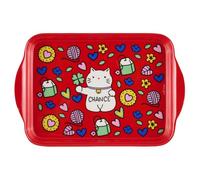 DLP - Plateau Lynda Chat Bonheur Rouge - Chance