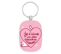 DLP, Porte-clés OPAT - Je t'aime un peu beaucoup miaou