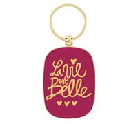 DLP - Porte-cles OPAT La vie est belle framboise