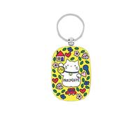 DLP Porte clés OPAT modèle Chat bonheur jaune prospérité - Derrière la porte