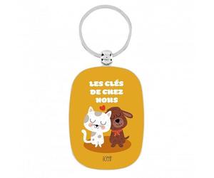 DLP Porte clés OPAT modèle Les clés de chez nous animaux - Derrière la porte