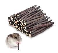 DLPRK 60g de Pomme pour Animaux de Compagnie, Bâton à Mâcher De Pomme, Branche De Pomme Molaire, Petit Jouet pour Animaux De Compagnie, pour lapin, hamster jouet, pour Chinchilla Cobaye Hamster Lapin