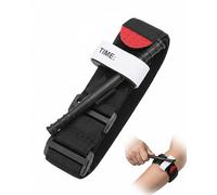 DLPRK Garrot Tactique 1 pièce 95 cm, tige robuste en plastique, contrôle hémorragique d'une main pour urgences extérieures & premiers secours. Arrêt rapide des saignements graves.