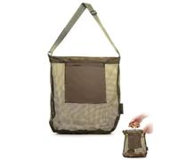 DLPRK Sac de Cueillette de Champignons 1 PZ, Filet Respirant avec Cordon de Serrage Sécurisé, Sac Compact Pliable pour Randonnée, Idéal pour Protéger la Biodiversité Forestière