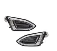 DLR Feu Circulation Pour Ford Pour Edge 2015-2018 LED DRL Phare De Brouillard Lumière Jour Courir Drive Lumière Cover Frame Daylight Car US(Pair)