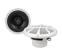 DLS Marine 226i Haut-parleur coaxial marin 6,5" / 16,5cm 60W RMS | 4 ohms Profondeur: 7,6 cm | Couleur: blanc | Fréquence: 70 Hz - 18 kHz | Tweeter Mylar 16 mm (0,6") adapté pour bateau, yacht, navire