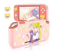 DLseego Coque Compatible avec Nintendo Switch Lite, Étui pour Nintendo Switch Lite avec Accessoires Switch Lite avec 2 Capuchons de Protection pour Le Pouce de la Switch Lite-Girl