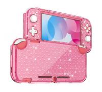 DLseego Coque pour Switch Lite,Pailletée à Pois Coque de Protection,Rose