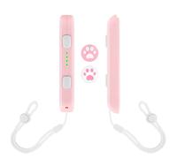 DLseego Dragonne Joy-Con Compatible avec Nintendo Switch,Manette Switch Accessoires Compatible avec NS Switch Sport Game,1 Paire Joy-Con Gamepad Poignée avec 2 Capuchon de Joystick-Rose