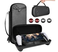 DLseego Étui de Protection pour Playstation Portal,Sacoche de Transport Portable Robuste, Antichoc et Anti-Rayures,avec 4 Capuchons de Poignée Pouce pour Playstation Portal, Noir