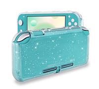 DLseego Housse de Protection Compatible avec Switch Lite 2019, Crystal Glitter Bling Étui Souple en TPU avec Absorption des Chocs et Anti-Rayure Case Design pour Switch Lite - Crystal Glitter