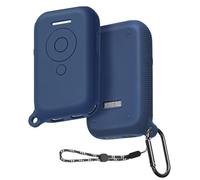 DLseego Protecteur Cover pour XREAL Beam,Coque en Silicone Protection Complète Coque Anti-Rayures Absorption des Chocs Housse Cover pour XREAL Air avec Porte-Clés et Dragonne -Bleu