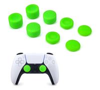 DLseego Thumbsticks Cap pour Manette PS5 PS4 Xbox,8 Pièces Silicone Capuchons de Joystick pour PS5/PS4,Conception Courte et Haute à Réduire Pouce Fatigue,Vert