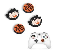 DLseego Thumbsticks pour PS4 Controller et pour PS5 Controller,Cute Anime thème Silicone Joystick Grips Caps Accessoire pour Xbox Series X/S, Xbox One, Switch Pro Manette,4 PCS-Anime Superman
