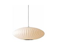 DLSixYi Lampe à suspension moderne en soie Lustre sphérique à tête unique Suspension simpliste Appareils d'éclairage Salon Chambre Hôtel Hall Café Japon Style Suspension