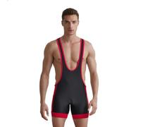 DLSMDOUS Maillots De Lutte Pour Hommes Supporters Athlétiques Sans Manches Uniforme De Lutte Combinaisons De Sport Pour Le Plaisir 4308 Noir XL