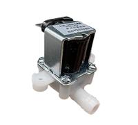 DLTBYWAQZ Électrovanne électrique magnétique 12V 24V 220V DC, électrovanne à Pression normalement fermée, vanne d'entrée d'eau et d'air, Interrupteur de débit(220V-NORMALLY Closed)