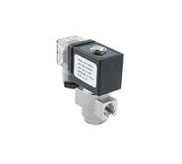 DLTBYWAQZ Électrovanne G1/4 VX2120-08-SS-NO normalement Ouverte en Acier Inoxydable 304 avec Joint Caoutchouc de Silicone 220VAC 12VDC DN8(with FC6mm,12VDC)
