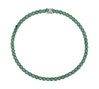 DLUKENY Collier à maillons cubains incrustés de diamants étincelants - Accessoire de bijoux tendance pour les créateurs de tendances, 45cm, Zircone