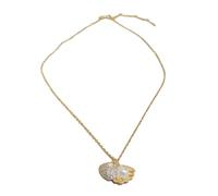 DLUKENY Collier avec pendentif sophistiqué en coquillage d'eau douce et perles d'amour, accessoire de bijoux pour un usage quotidien et un événement spécial