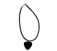 DLUKENY Collier vintage en forme de cœur avec pendentif en forme de cœur - Cadeau pour femme élégante, Short necklace, Flocage