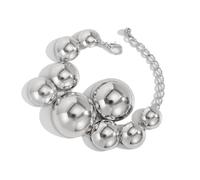 DLUKENY Eleagnt Designs Collier avec pendentif rond en métal élégant pour une élégance quotidienne