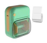 DLUKENY Imprimante thermique miniature rechargeable, pas besoin d'encre avec impression haute résolution pour photos, étiquettes et notes d'étude, comprend un rouleau de papier imprimante photo