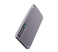 DLUKENY JMS9210B Boîtier de disque dur double protocoles USB 3.1 prend en charge une vitesse de lecture et d'écriture de 900 Mo pour stockage de fichiers volumineux. Double câble de type C vers C/USB
