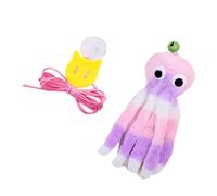 DLUKENY Jouet interactif à suspendre pour chaton avec son couineur et peluche vibrante pour chaton interactif en toute sécurité