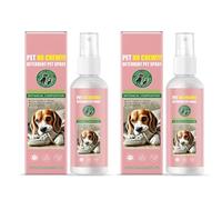 DLUKENY Pulvérisateur d'entraînement pour chien 100 ml Bitter NoChew Solution pour protéger meubles, chaussures et autres objets de valeur 2 bouteilles