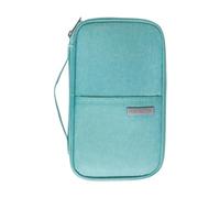DLUKENY Sac de rangement léger pour passeport et cartes pour les amateurs de voyage et d'aventure, bleu, S