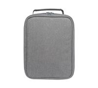 DLUKENY Sac de transport pour ordinateur portable avec 4 séparateurs élastiques, poche supérieure en maille pour le rangement des accessoires, durable, résistant aux chocs, sac de protection