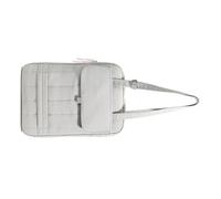 DLUKENY Sac de travail en toile à la mode pour ordinateur portable de 15 pouces, sac à bandoulière professionnel, compagnon de voyage pour ordinateur portable, gris