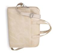 DLUKENY Sac d'ordinateur de 14 pouces matériaux multiples compartiments bretelles réglables sangles de bagage voyage convivial sac pour ordinateur portable avec bagages, Jaune de riz.