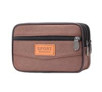 DLUKENY Sac polyvalent en toile pour téléphone portable, parfait pour les voyages et les activités de plein air, café