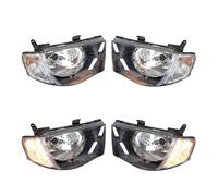 DLUMFPF Clignotant Latéral Rétroviseur 1 Paire De Phares Pour Mitsubish Pour L200 Pour TRITON 2006-2015 Phare Avec Feu Latéral Halogène Clignotant Feu D'angle DRL Sans Ampoule