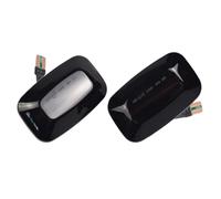 DLUMFPF Clignotant Latéral Rétroviseur Pour Toyota Pour Landcruiser Pour Land Pour Cruiser 70 80 100 Series Feux De Position Latéraux À LED Clignotants Et Indicateurs(Dynamic Smoked Black)