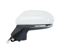 DLUMFPF Clignotant Latéral Rétroviseur Rétroviseur Pour Toyota Pour Camry 2018 2019 2020 2021 Rétroviseurs Latéraux De Voiture Clignotants Angle Mort Lentille En Verre Accessoire(7pins L white)
