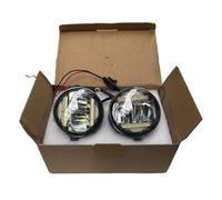 DLUMFPF Pour Nissan Pour Vampira Pour Cube Z12 Pour Juke 2 En 1 Ensemble Feux Antibrouillard Avant Voiture À LED De Circulation Diurnes DRL 30W H11 Phare Antibrouillard(Fog Light A)