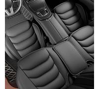 DLUNCPA Voiture Cuir PU Coussin de Siège pour Lexus UX 250h Hybrid 2019 2020 2021 2022 2023 2024 2025, Avant Arrière Coussins Ensembles, Toutes Saisons, Accessoire Voiture,Black
