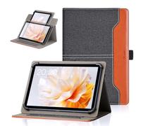 DLveer Coque pour Tablette 10-11 Pouces,Rotatif Multi-Angles Universelle Étui pour Teclast P50T/Blackview Tab90 WiFi,Housse pour Doogee U11/U11 Pro/Tab A9/A9+/Honor Pad X8a,Noir