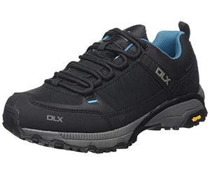 DLX Chaussures de Randonnée Basses Femme, Noir (Black) 37 EU