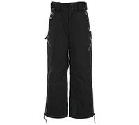 DLX Dozer Warm Padded Waterproof Pantalon de Ski Enfant, Noir, Size 3/4