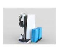 Dlx+ Led Multi Function Charger Tower Ps5 - White