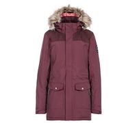 DLX Rosario Veste imperméable avec Capuche Amovible Femme, Aubergine, XL