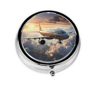 Dlxw Boîte de rangement tendance en métal avec miroir, facile à ranger des médicaments. Les avions sont en train de monter en flèche