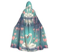 DLXW cape à capuche the swan in love pour homme et femme