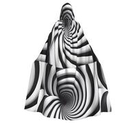 DLXW cape homme femme cape halloween cape reine robe costume renaissance médiévale costume spirale illusion d'optique gif