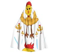 DLXW cape homme femme halloween cape capuche robe reine costume renaissance médiévale costume coq dans le carré